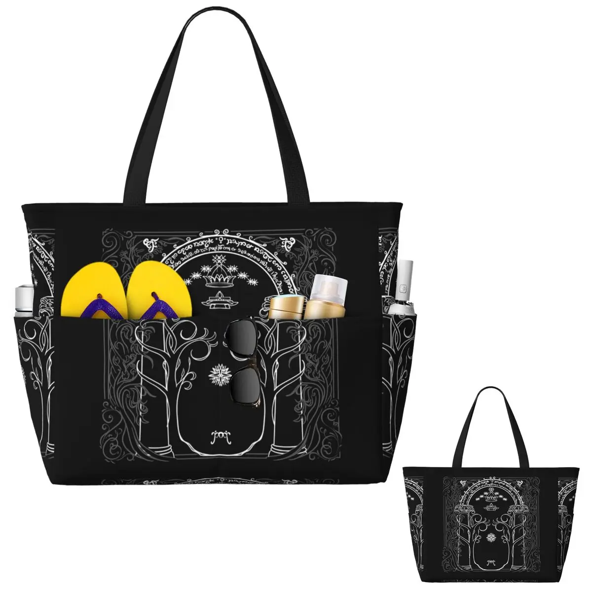 J-Yoga Fitness - Bolsa de praia estilo J.R.R.Tolkien Mountain