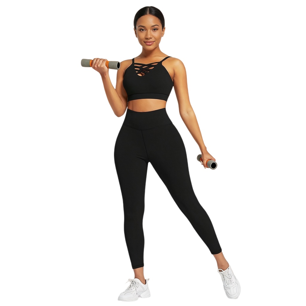 Yoga & Fitness Classes By Niharika Zirakpur Reviews - Conjunto de Yoga e Fitness Feminino