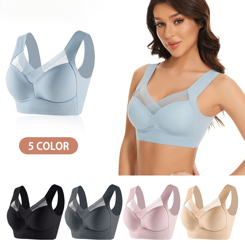 Yoga Fitness Plus - L-6XL plus size sutiã sem armação