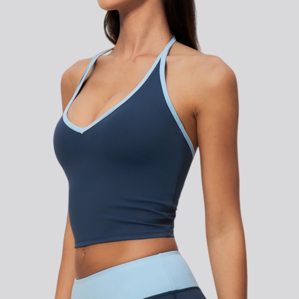 J-Yoga Fitness - Top de Yoga Feminino com Almofada