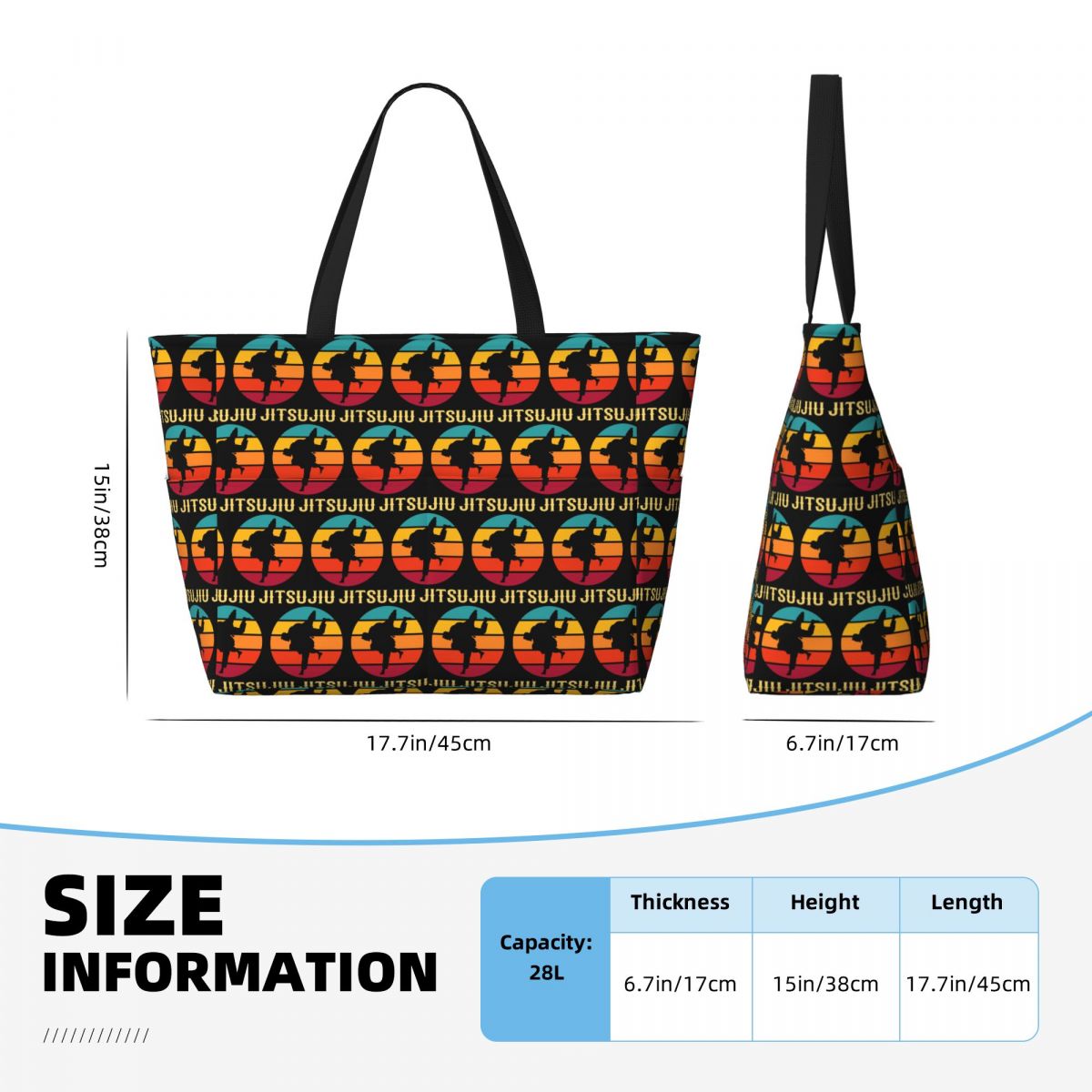 Bolsa de praia com design de p - Yoga Fitness Jiu Jitsu avaliação e preço
