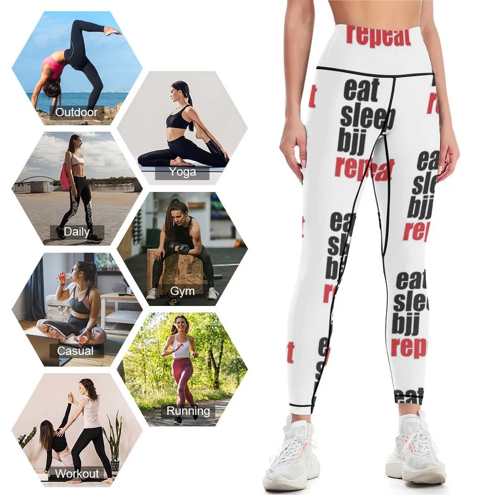 Leggings de Jiu-Jitsu Brasilei - Yoga Fitness Jiu Jitsu avaliação e preço