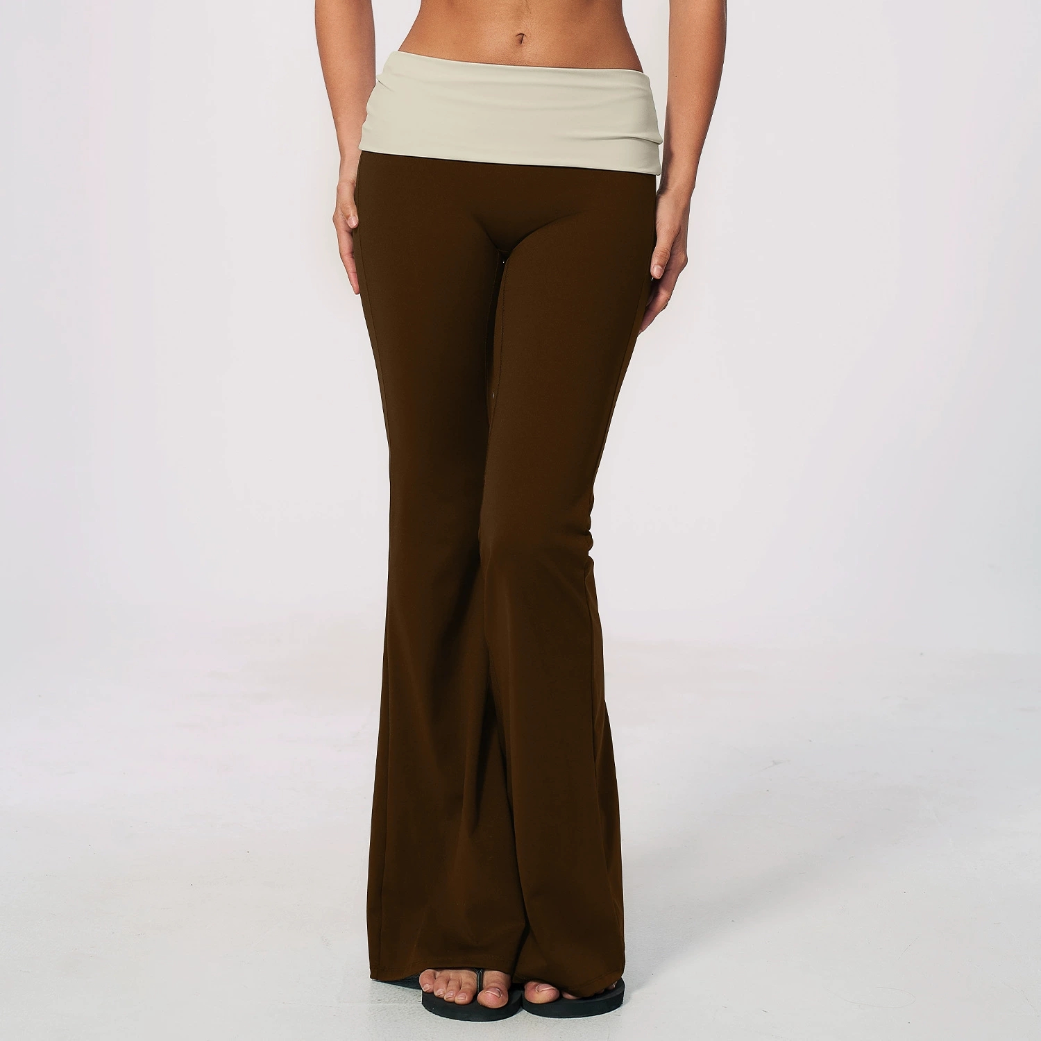 Calça Flare de Yoga com Cintur - J-Yoga Fitness avaliação e preço