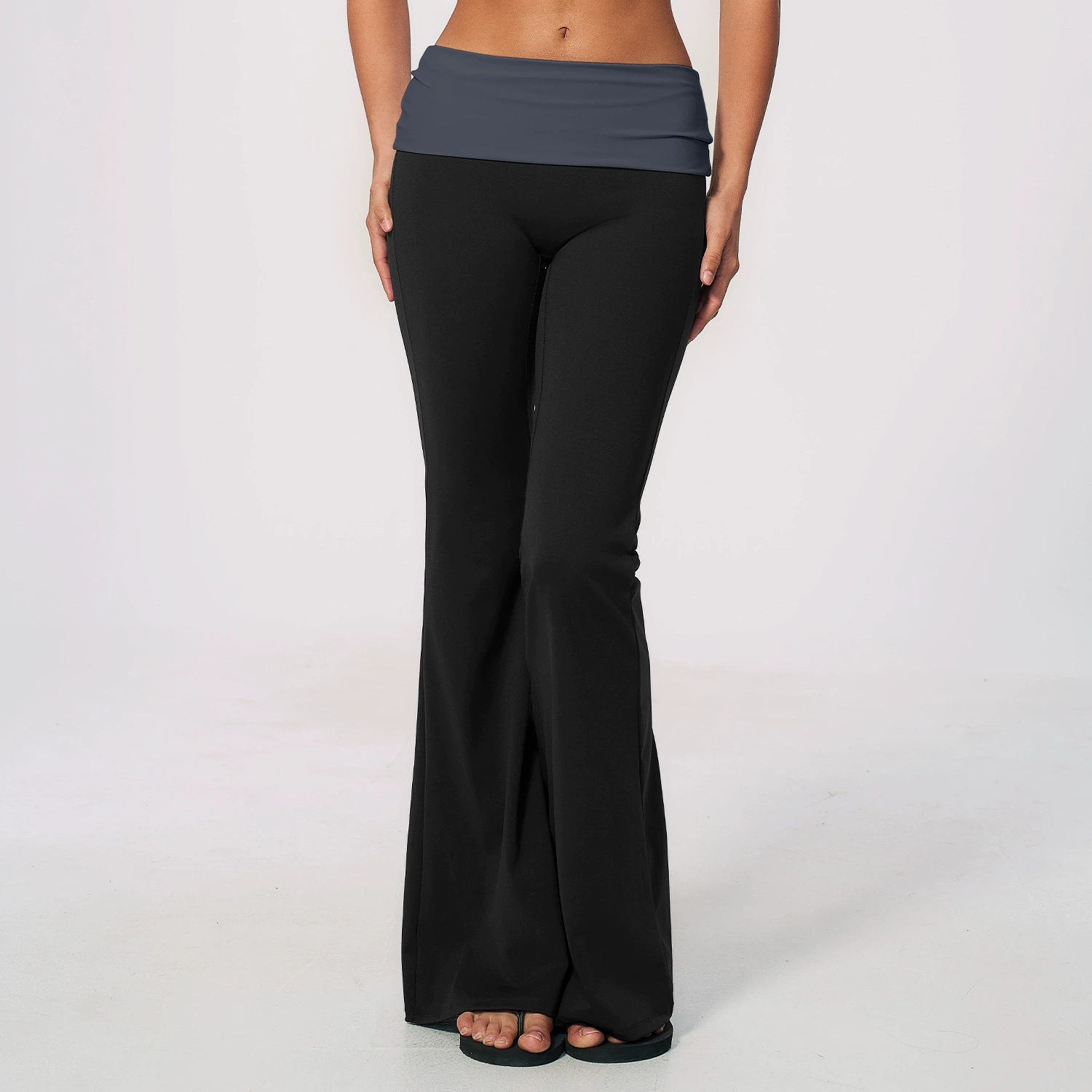 Calça Flare de Yoga com Cintur - J-Yoga Fitness avaliação e preço