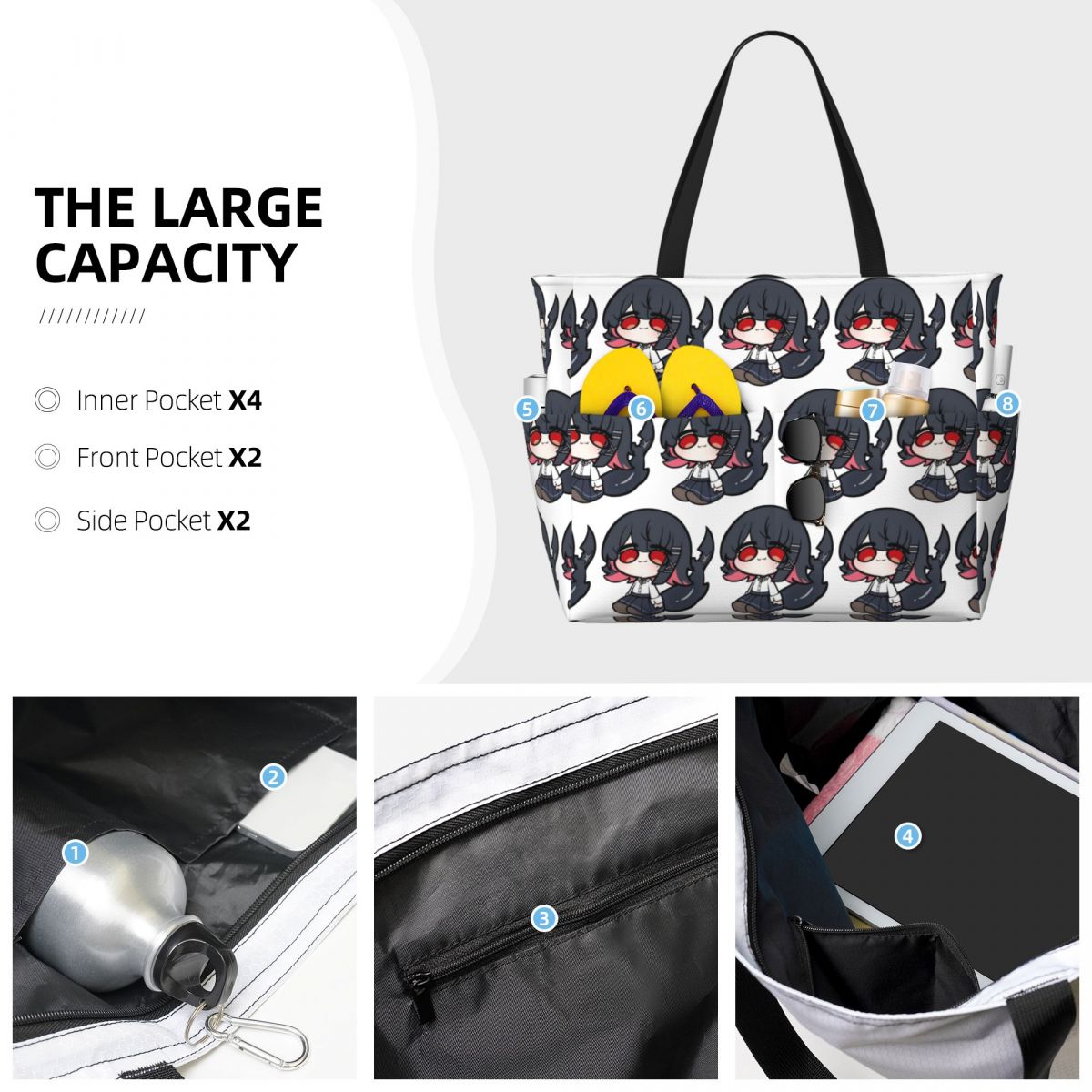 Bolsa de Praia Anime Zenless Z - Yoga Fitness Zone avaliação e preço