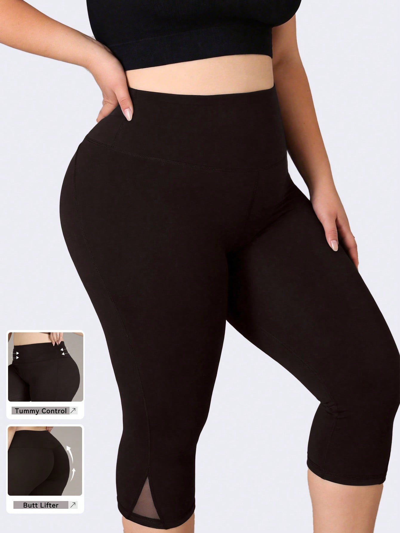 Legging Fitness Plus Size Femi - Yoga Fitness Plus avaliação e preço