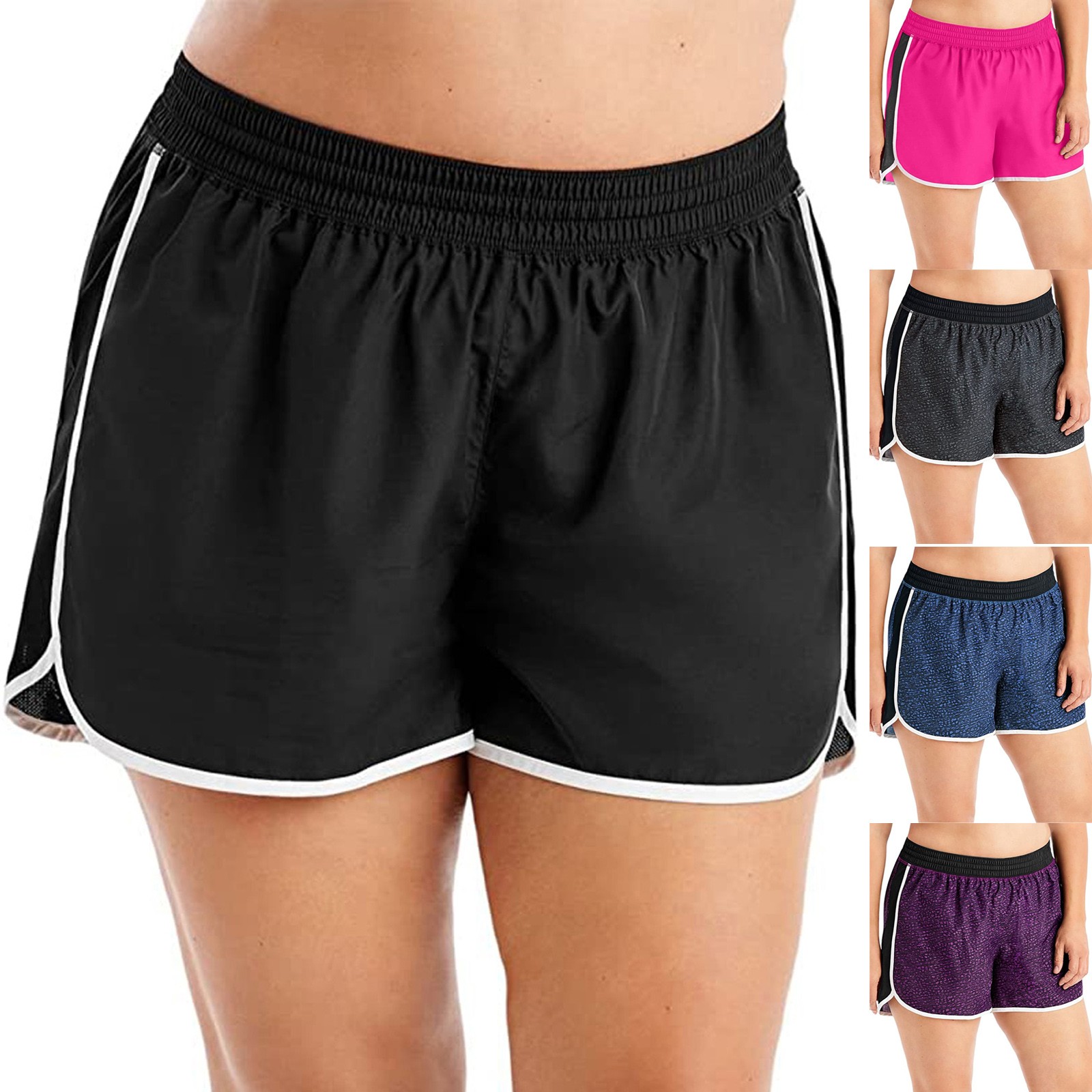 Shorts esportivos femininos co - Yoga Fitness Plus avaliação e preço