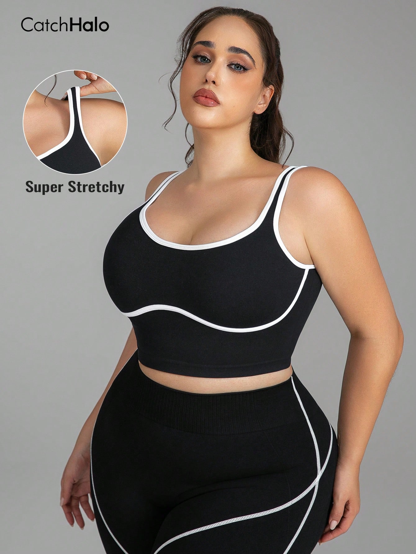 Bralette Plus Size Feminino Se - Yoga Fitness Plus avaliação e preço