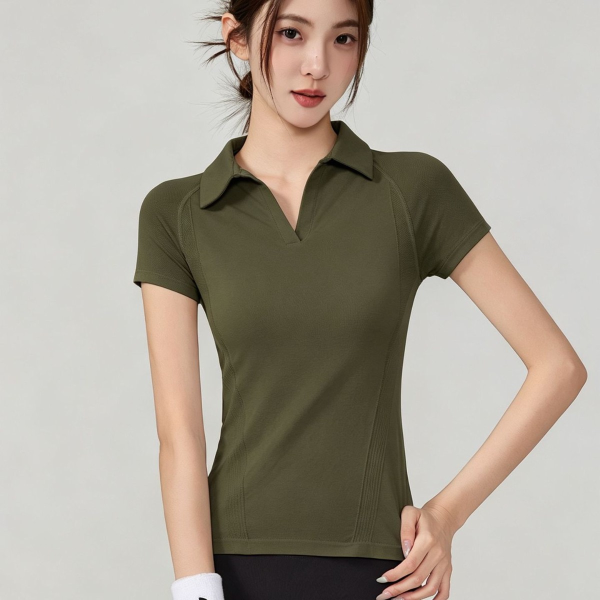 Camisa polo feminina de manga  - Fitness Of Yoga avaliação e preço