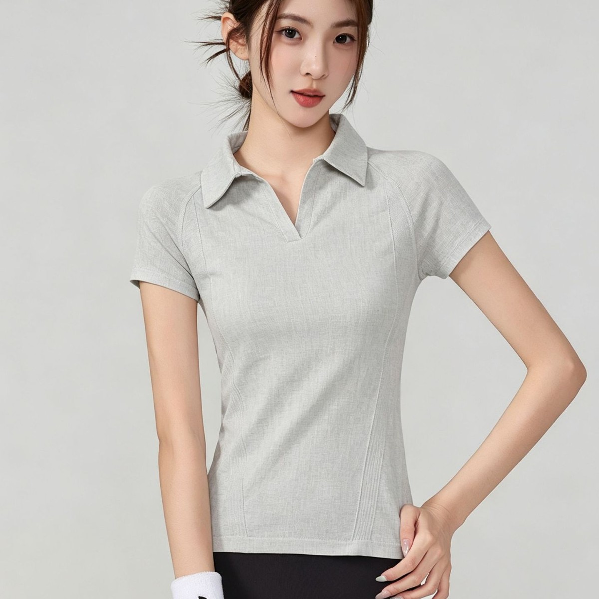 Camisa polo feminina de manga  - Fitness Of Yoga avaliação e preço