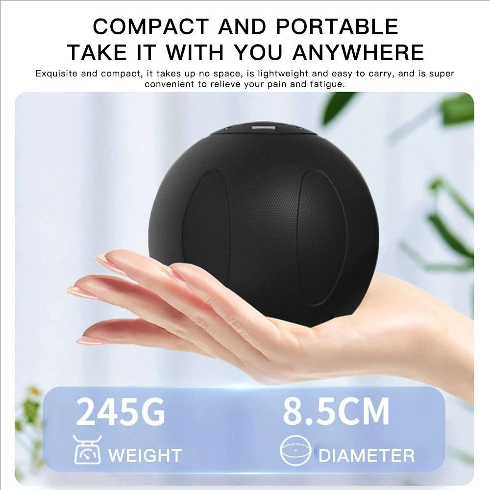 Bola de massagem elétrica cuid - Yoga Fitness Health avaliação e preço