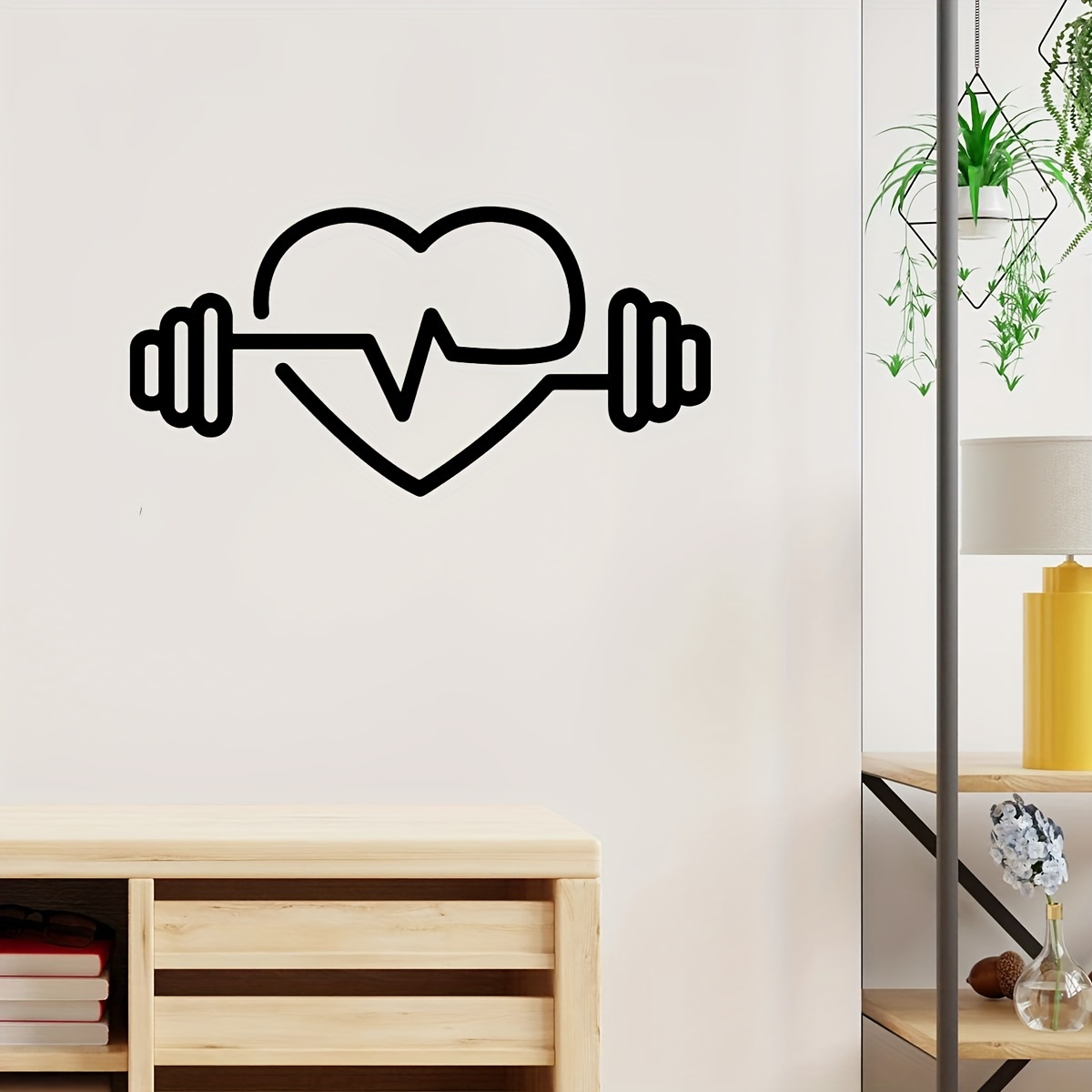 Adesivo de Parede em Forma de  - Yoga Fitness Health avaliação e preço