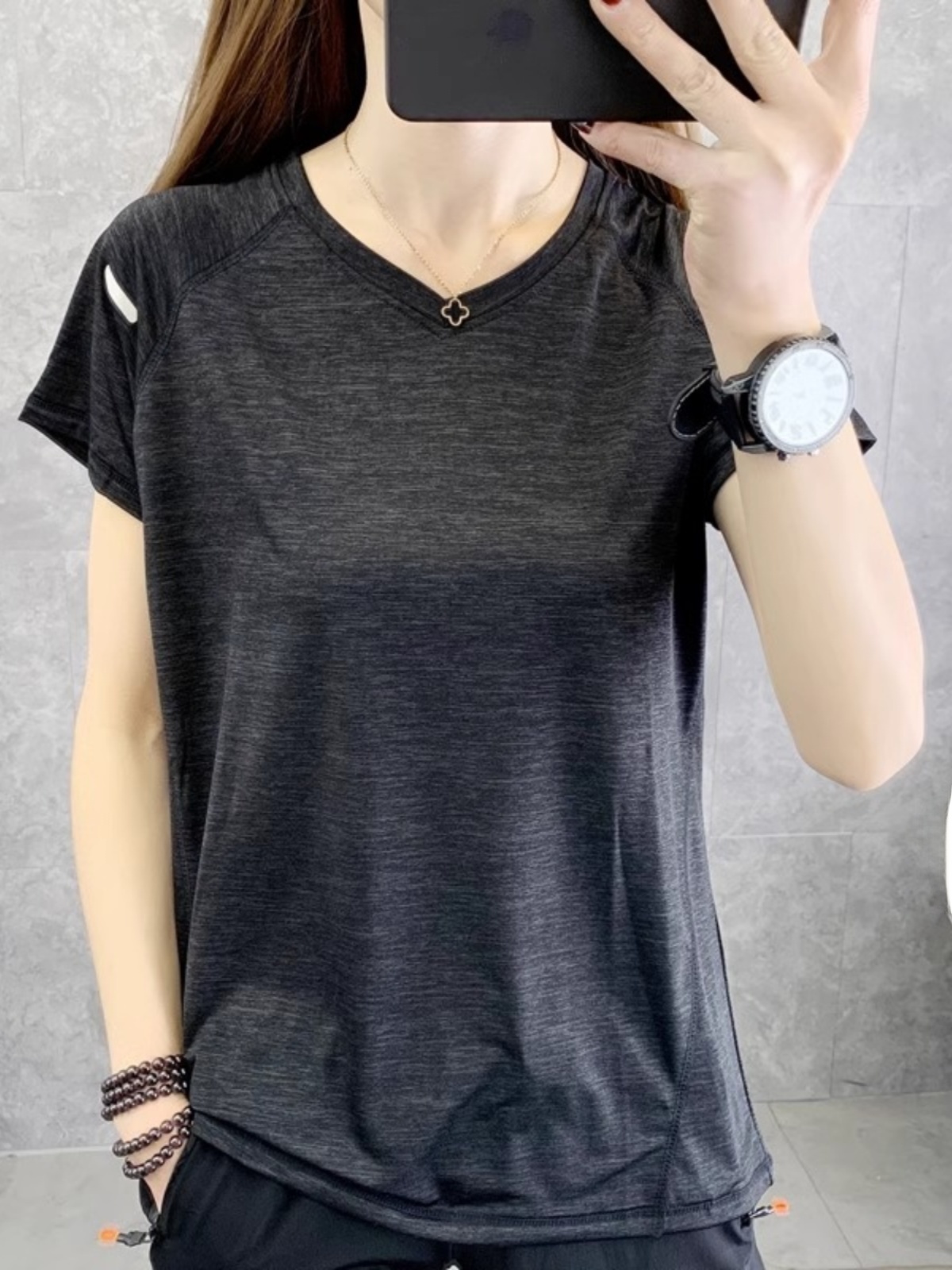 Camiseta de Manga Curta de Sec - Yoga Fitness Plus avaliação e preço