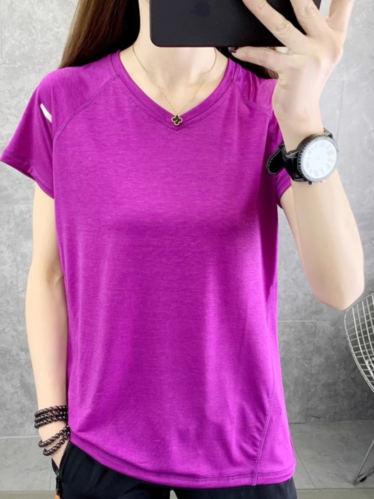 Camiseta de Manga Curta de Sec - Yoga Fitness Plus avaliação e preço