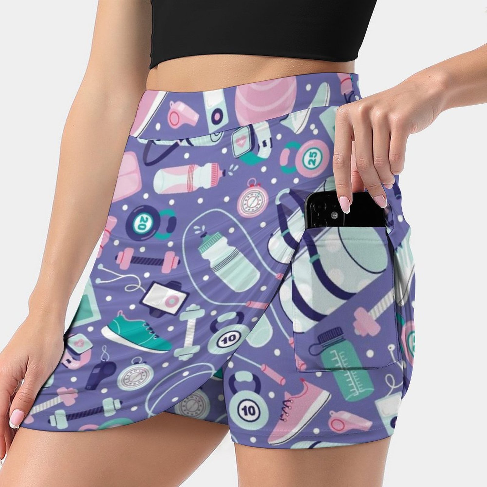 Obtenha ajuste saia feminina s - Yoga Fitness Health avaliação e preço
